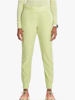 Cherokee Infinity Mid Rise Pull-on Jogger Scrub Pants Green Women’s Size 2XL